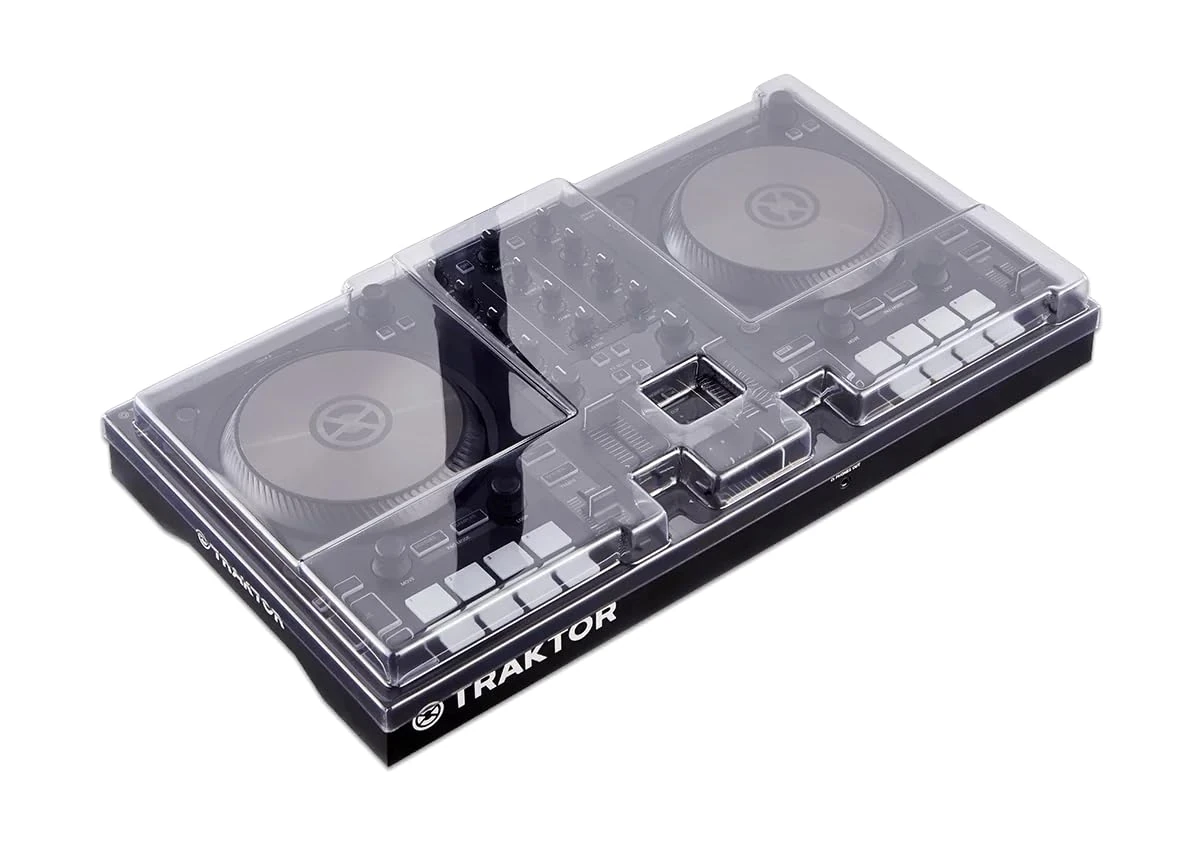 Decksaver LE Cover for Native Instruments Kontrol S2 MK3 - Super-Durable Polycarbonate Protective lid in Smoked Clear Colour, Made in The UK - The DJs' Choice for Unbeatable Protection