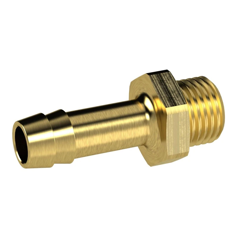 RIEGLER MS2393813 Screw-in Hose Nozzle with External Thread Cylindrical for Hose LW 13 mm Brass CW614N SW 19 G 3/8 Inch