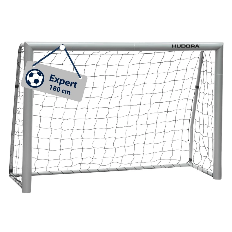 HUDORA Soccer Goal Expert - Large Soccer Goal for Kids & Adults - Weatherproof & sturdy football goal with tight net - Premium Outdoor Goal Wall for Leisure & Training