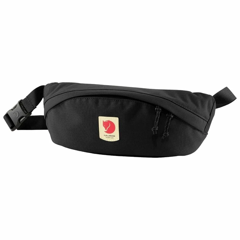 Fjällräven Unisex Adult Ulvö Hip Pack Medium - Black, 28 x 10 x 12 cm/2 Litre, One Size