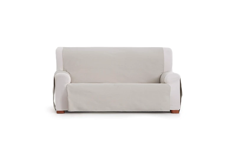 Eysa Waterproof and Breathable Sofa Cover, 90% cotton 10% polyester, Grey, 150 cm - Image 1