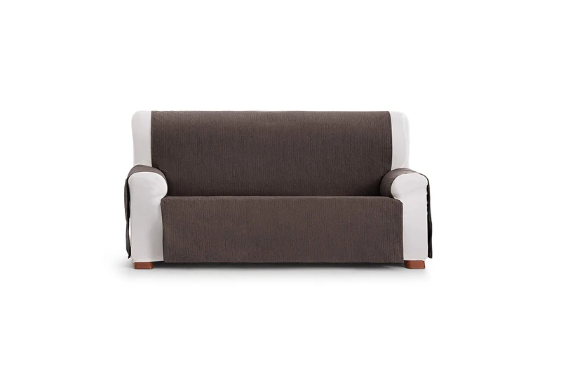 Eysa Waterproof and Breathable Sofa Cover, 65% polyester 35% cotton, Chocolate, 150 cm