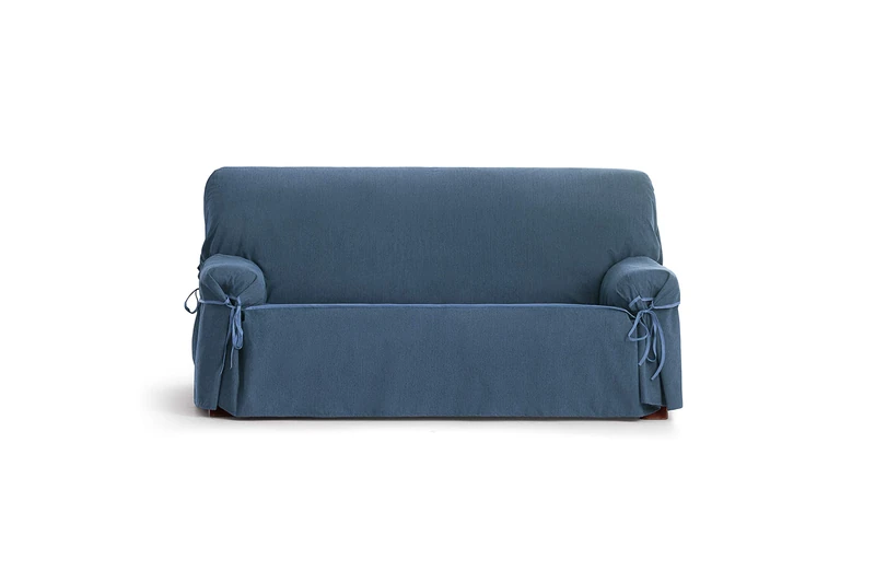 Eysa Waterproof and Breathable Sofa Cover, 65% polyester 35% cotton, Blue, 140-180 cm