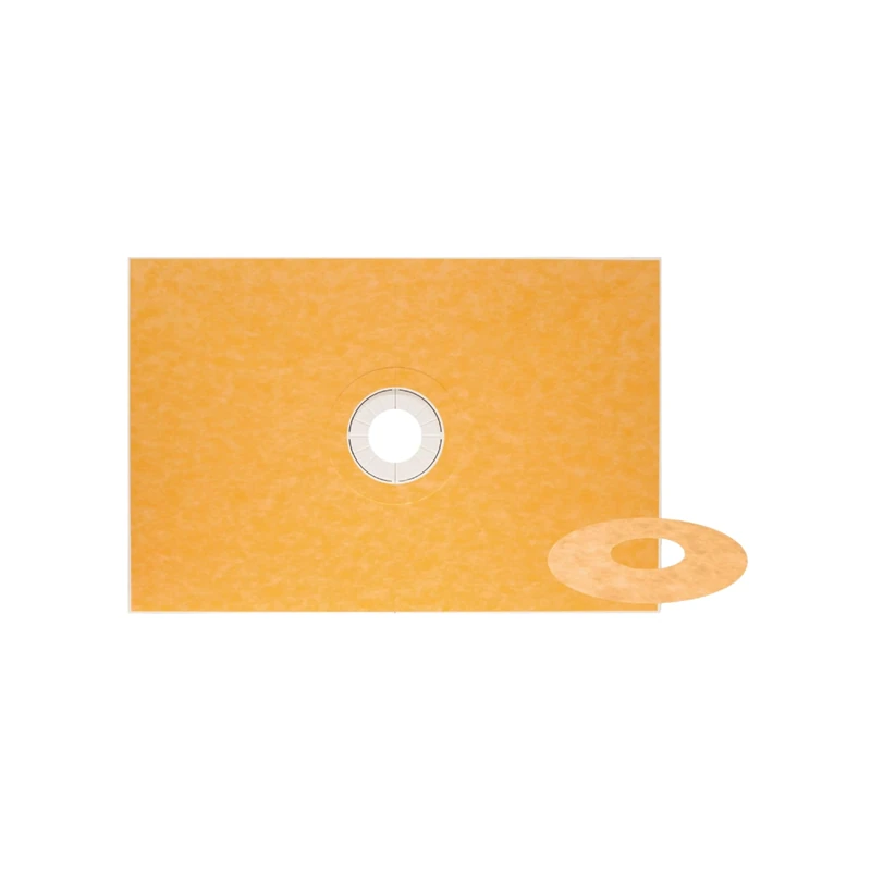 Maofuxing Kerdi 38" x 60" Shower Tray Center Drain Placement 1-1/8" Perimeter Height