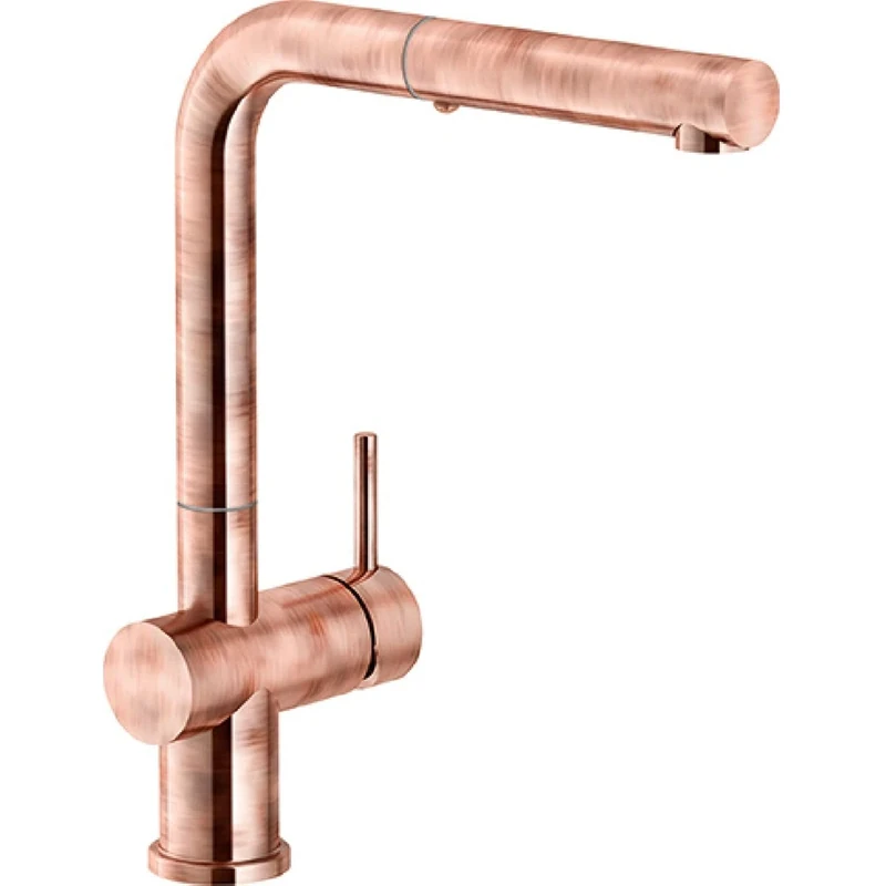 Active Plus SM Pull-Out Sink Tap - Rustic Copper