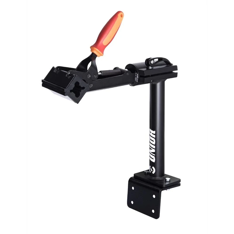 UNIOR Wall Or Bench Mount Clamp, Manually Adjustable: Red