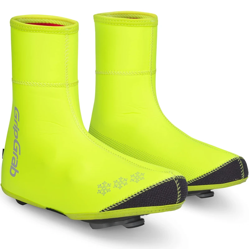 GripGrab Arctic Waterproof Deep Winter Road Bike Overshoes Warm Thermal Fleece Lined Cold Weather Cycling Shoe Covers