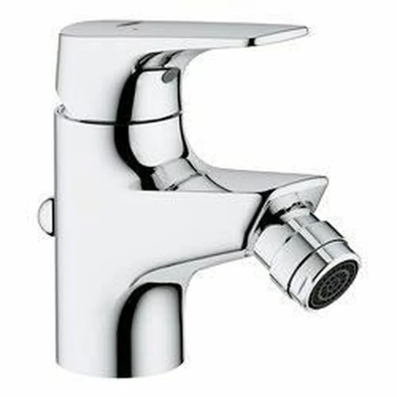 GROHE Start Flow - Bathroom Bidet Tap Single-Lever Mixer - with Pop-Up Waste Set - Metal Lever - 28 mm Ceramic Cartridge - Water Saving Mousseur 5.7 l/min - Chrome - 23770000
