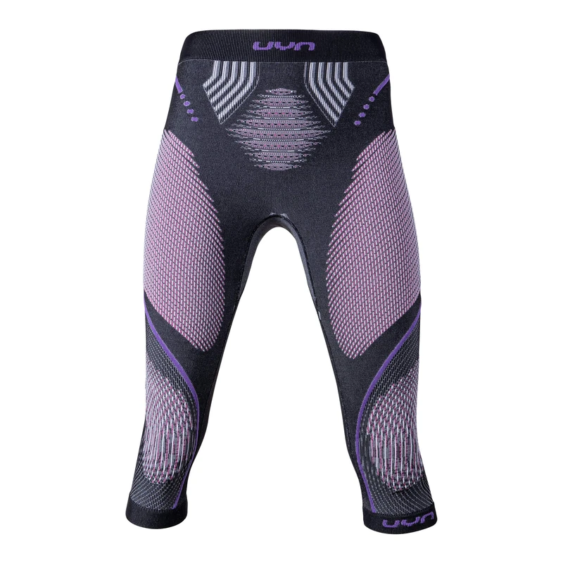 UYN U100052 EVOLUTYON UW MEDIUM MELANGE Pants Women's Anthracite Melange/Raspberry/Purple XS