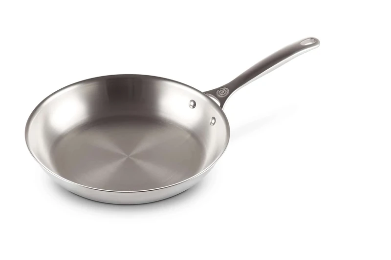 LE CREUSET 3-Ply Plus Stainless Steel 28cm Shallow Frying Pan, 96602528000100