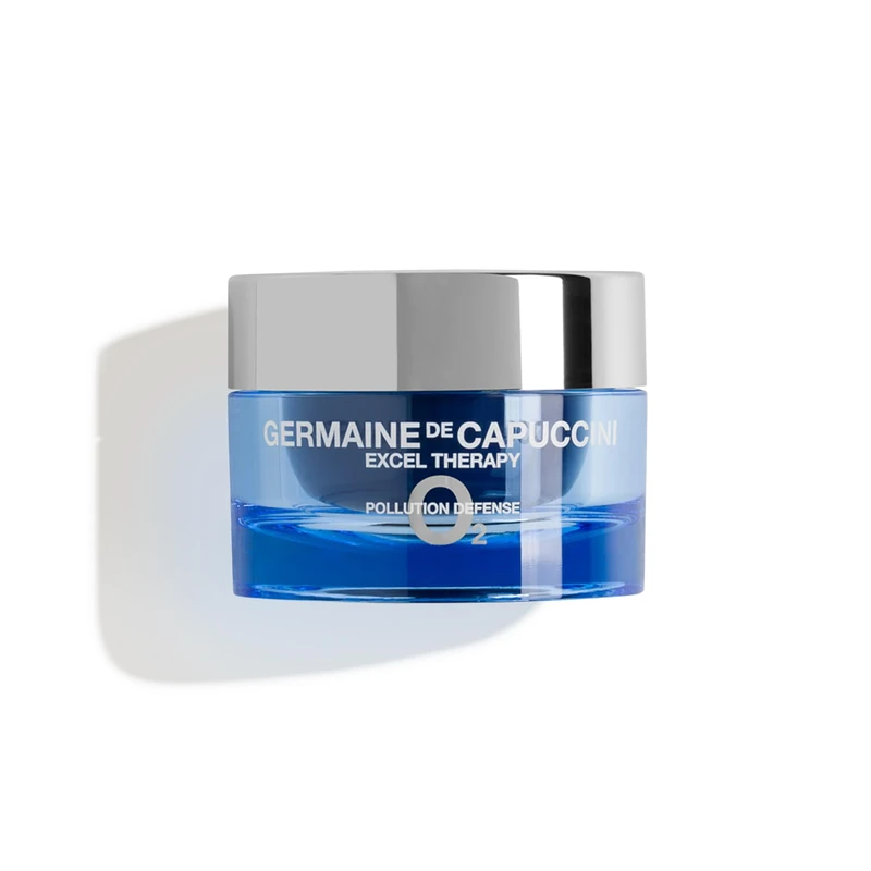 Germaine de Capuccini - Excel Therapy O2 I Pollution Defense Cream - Nourishing Anti-Ageing and Anti-Pollution Face Cream - Protects the Skin from Atmospheric and Digital Pollution - 50 ml