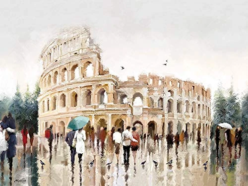 Richard Macneil (Colosseum, Rome Canvas Print