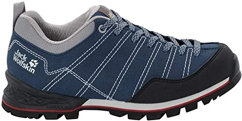 Jack Wolfskin Scrambler Low W, Women’s Rise Hiking Shoes, (Blue/Black 1166), 5 UK (38 EU)