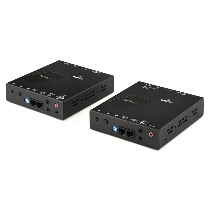 StarTech.com HDMI over IP Extender Kit with Video Wall Support - 1080p - HDMI over CAT5e / CAT6 Transmitter and Receiver Kit (ST12MHDLAN2K)