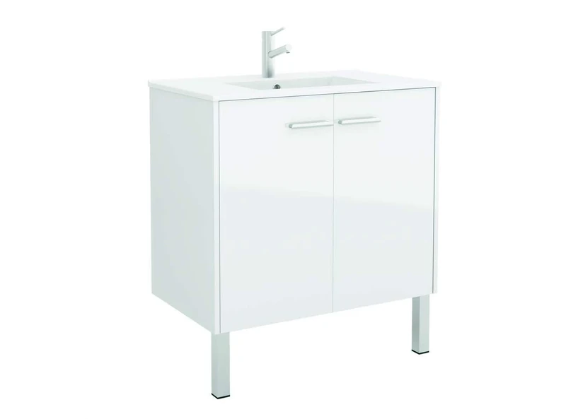 Cygnus Bath Bathroom Furniture, Wood, White, Mueble de baño Atenas 60 cm Color Blanco (Solo mueble)
