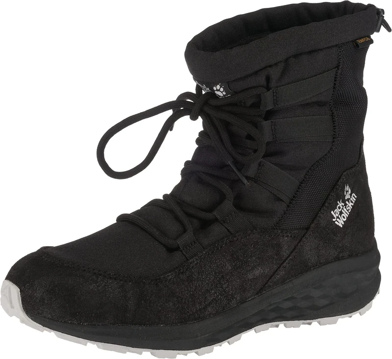 Jack Wolfskin Nevada Texapore Mid W Wasserdicht, Women’s Snow Boots, (Black/Black 6053), 4 UK (37 EU)