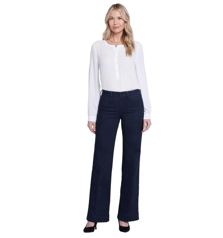 NYDJ Women's Teresa Trouser Jeans-Premium Denim, Rinse, XX-Large