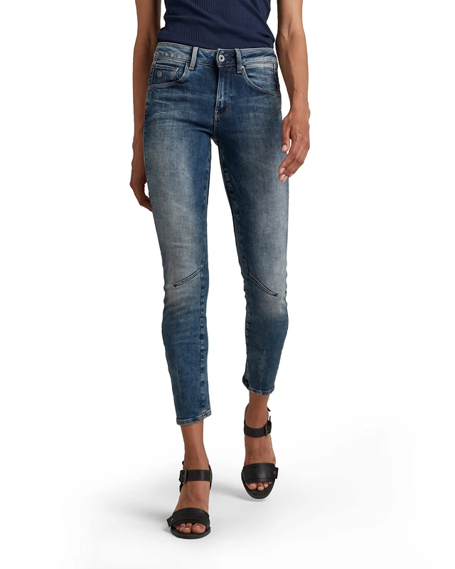 G-Star Women's Arc 3D Skinny Jeans, Blue (medium aged D05477-8968-071), 30W / 36L