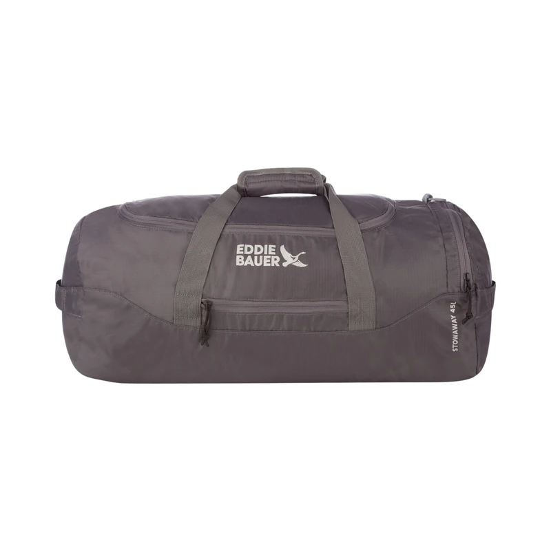 Eddie Bauer Unisex-Adult Stowaway Packable 45L Duffel, Dk Smoke Regular ONESZE