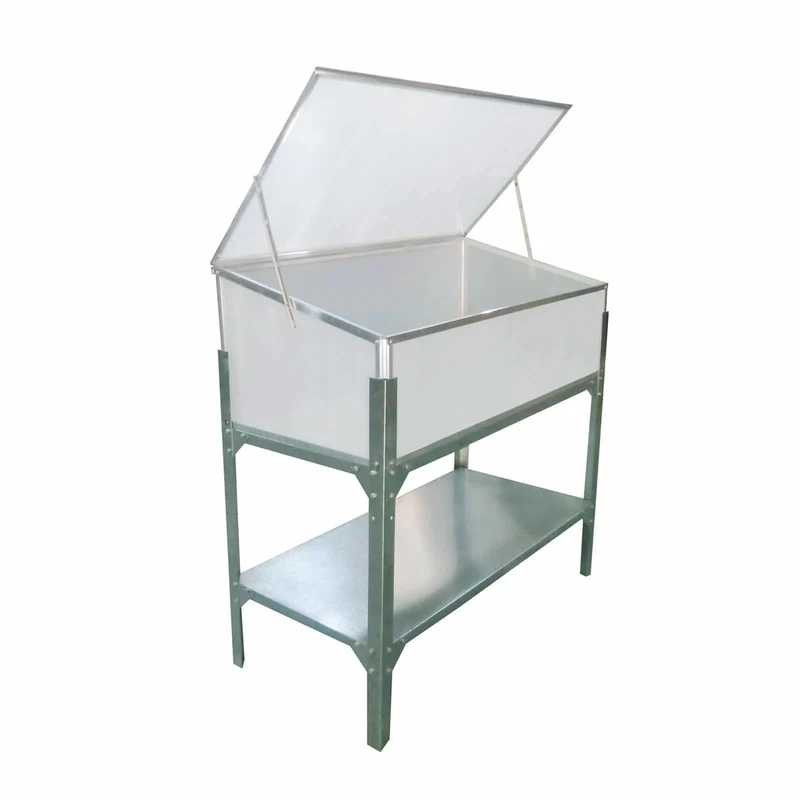 Gardiun Greenhouse Raised Jackfruit I 104x53x108 cm Transparent Polycarbonate and Aluminium Top Cover