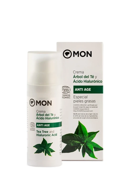 MON Tea tree cream and hyaluronic acid 50 ml