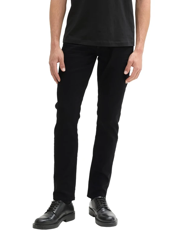 Tom Tailor Denim Men's 202212 Piers Slim Jeans, 10240 - Black Denim, 34W / 32L