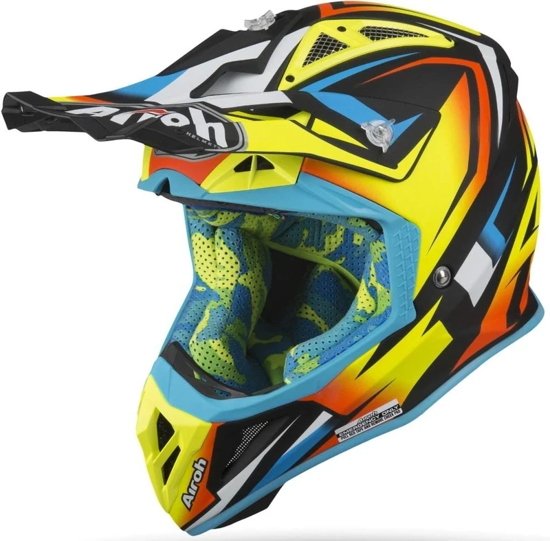 HELMET AIROH AVIATOR 2.3 AMS2 FAME YELLOW GLOSS L