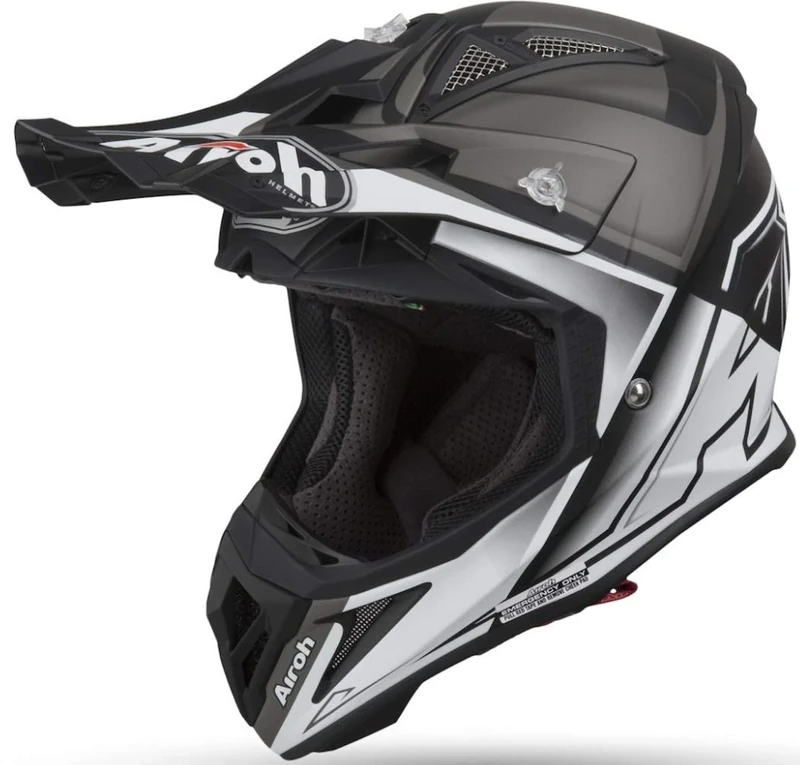 Airoh HELMET AVIATOR 2.2 CHECK WHITE MATT S