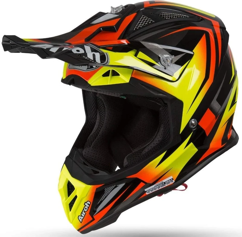 HELMET AIROH AVIATOR 2.3 AMS2 FAME ORANGE GLOSS S