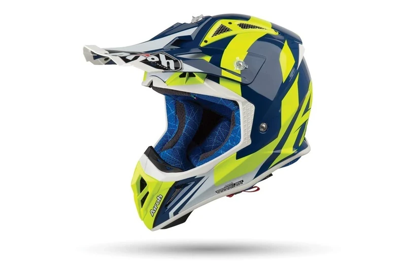 HELMET AIROH AVIATOR 2.3 AMS2 BIGGER BLUE GLOSS S