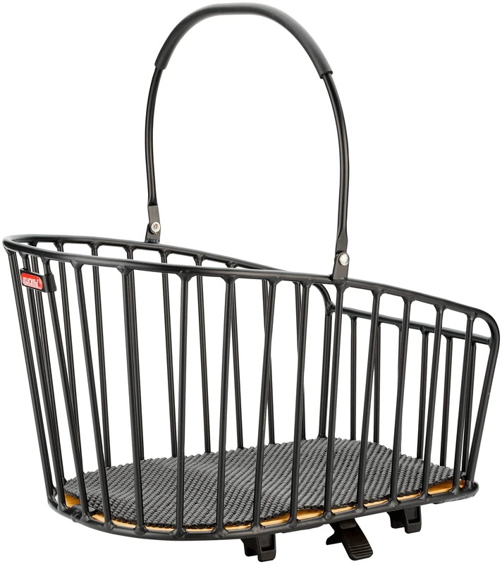 KLICKfix 2128019620 Unisex – Adult Rear Basket 42 x 28 x 25 cm Black
