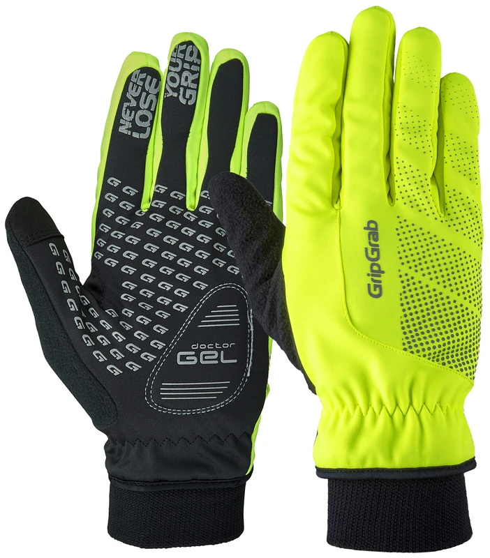 GripGrab RIDE Windproof Winter Cycling Gloves Thermal Full Finger Padded Fleece Lined Cold Weather Warm Bicycle Glove