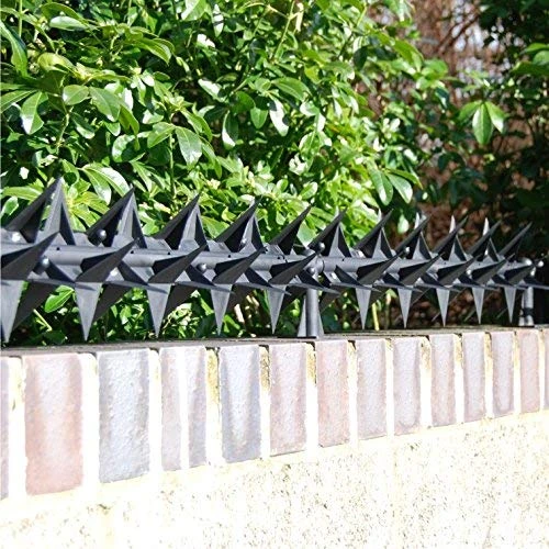 Stegastrip® Fence Top Wall Spikes Garden Security, Intruder Burglar Deterrent Anti Climb (100M, Pack with Posts)