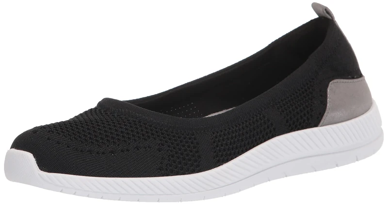 Easy Spirit Women's Seglitz2 Sneaker, Black Knit, 9 UK