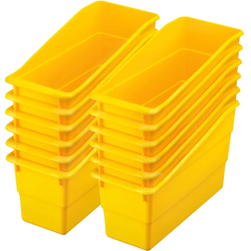 Really Good Stuff 160103YE Durable Book and Binder Holders - 12 Pack