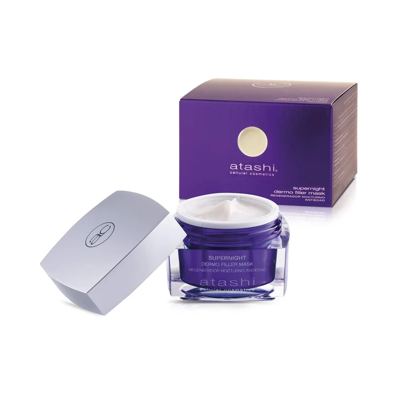 atashi Supernight - Dermo Filler Mask | Repair & Protect Blue Light | Redensifica and rejuvenates UNA Noche | Reduce Wrinkles