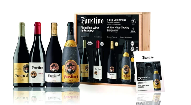 Faustino Premium Red Wine Experience Case 4x75cl | A Journey Through Spain's Rioja Heritage – From the Cellars of Bodegas Faustino to Your Glass | Rioja, Spain |