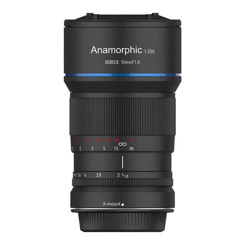 SIRUI 50mm F1.8 1.33X APS-C Anamorphic Cine Lens (X Mount) for X-T4 / X-H2S