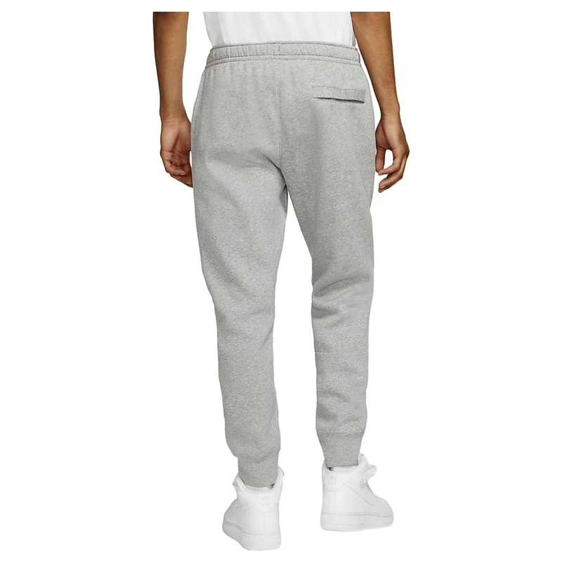 Nike Mens M Nsw Club Jggr Bb Sport Trousers, Dk Grey Heather/Matte Silver/(White), XXL EU