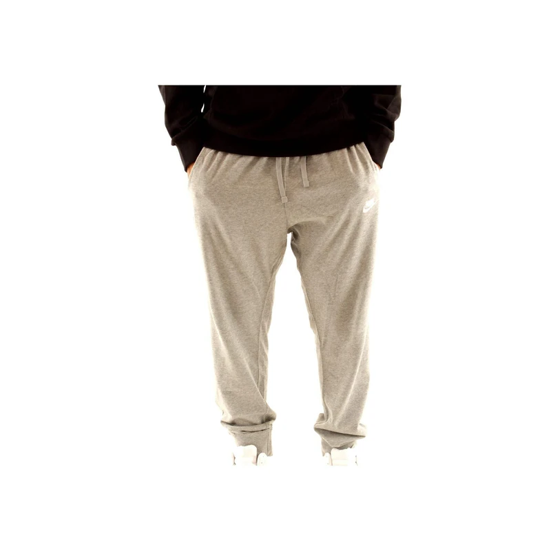 Nike M NSW Club JGGR JSY Sport Trousers - Dark Grey Heather/(White), 4XL-T