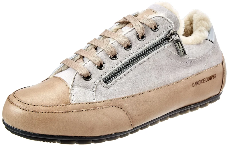candice cooper Rock Deluxe Zip Fur, Gymnastics Shoes, Stone/Grey,