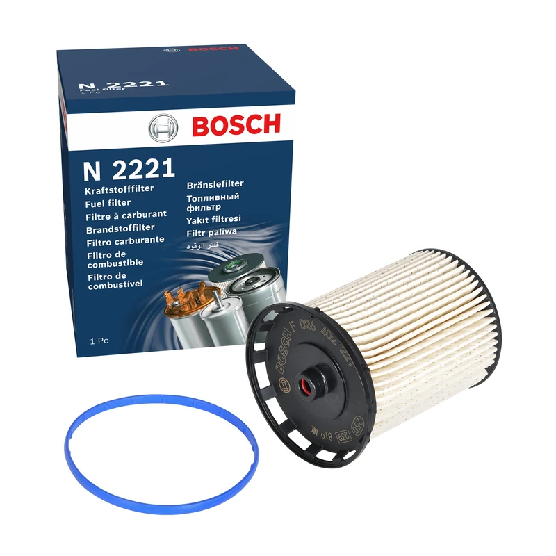 Bosch N2221 Car Diesel Filter - Separates Particles and Water from Fuel - Protects the Injection System
