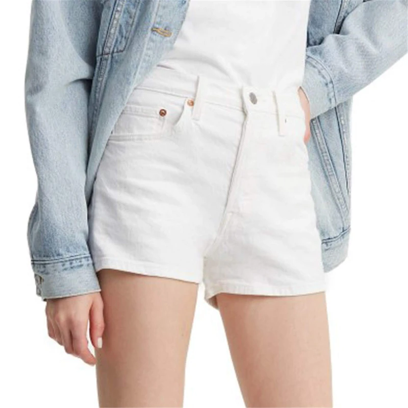 Levi's Women's 501 Original Shorts Denim Shorts In The Clouds (Grey) 23