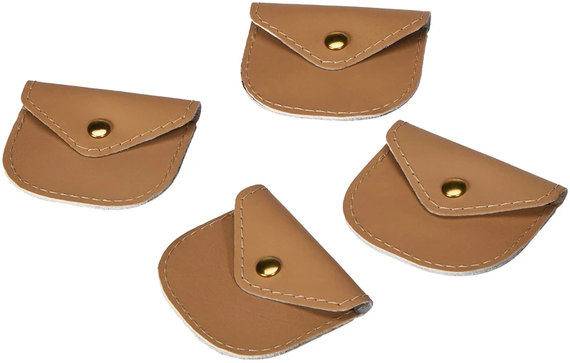 Adriatica Pelletteria Toiletry Holder, Leather with Button (Pack of 30 Pieces) - in Stock, Beige,