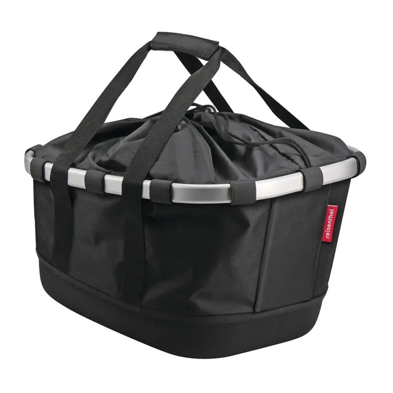 KlickFix Unisex Adult Bikebasket GT Bicycle Basket, Black, Dimensions: 33 x 27 42 cm EU