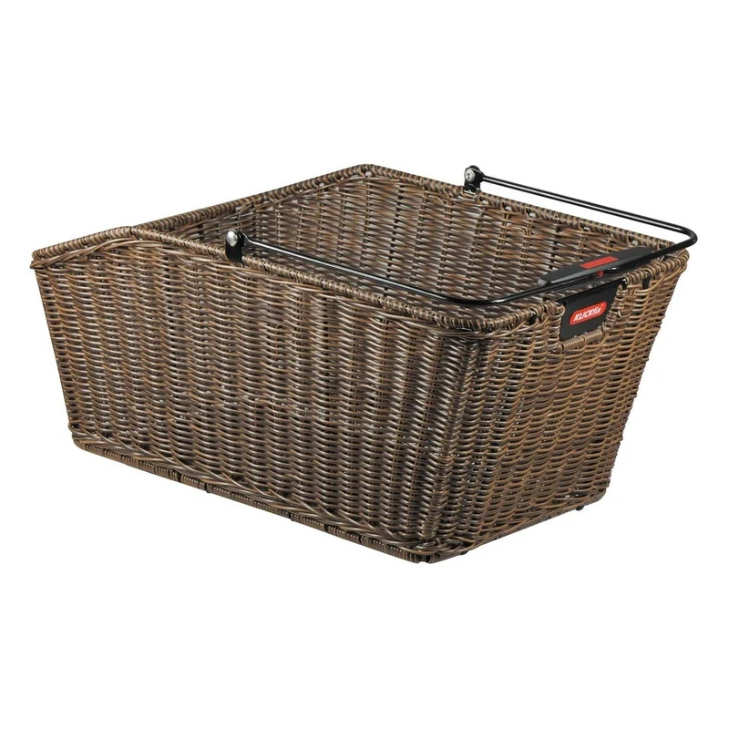 KLICKfix Unisex - Adult Rear Wheel Basket-2128051940 Rear Wheel Basket, Black, 44 x 24 x 20 cm