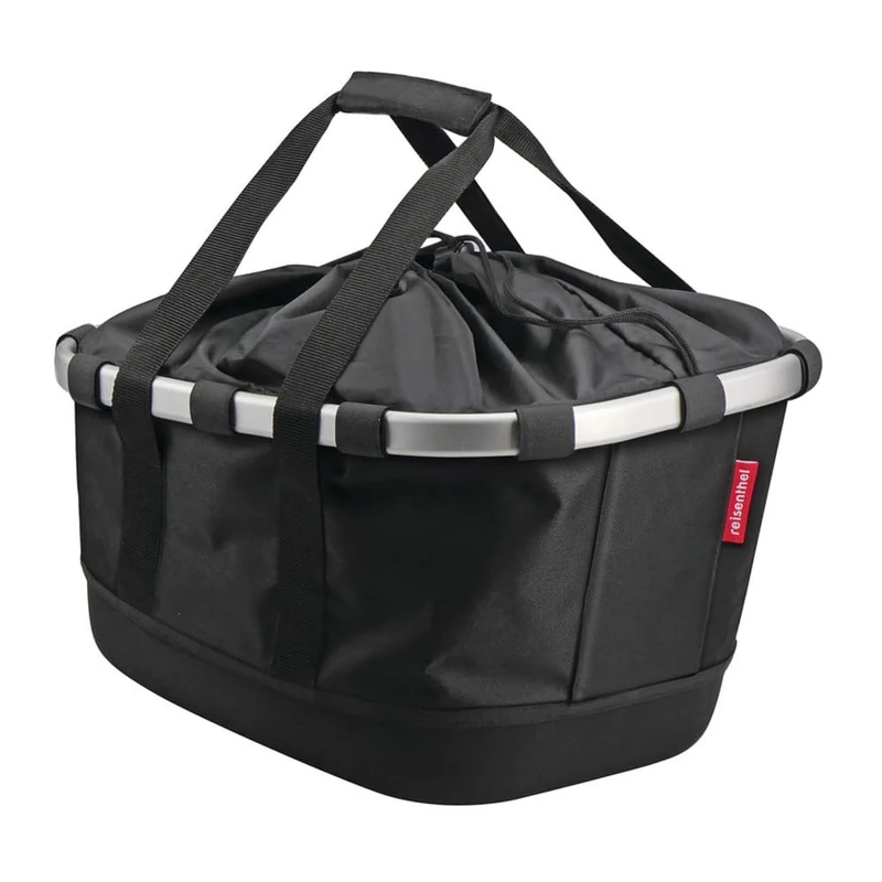 KlickFix Unisex Adult Bike Basket GT Black Dimensions: 33 x 27 x 42 cm