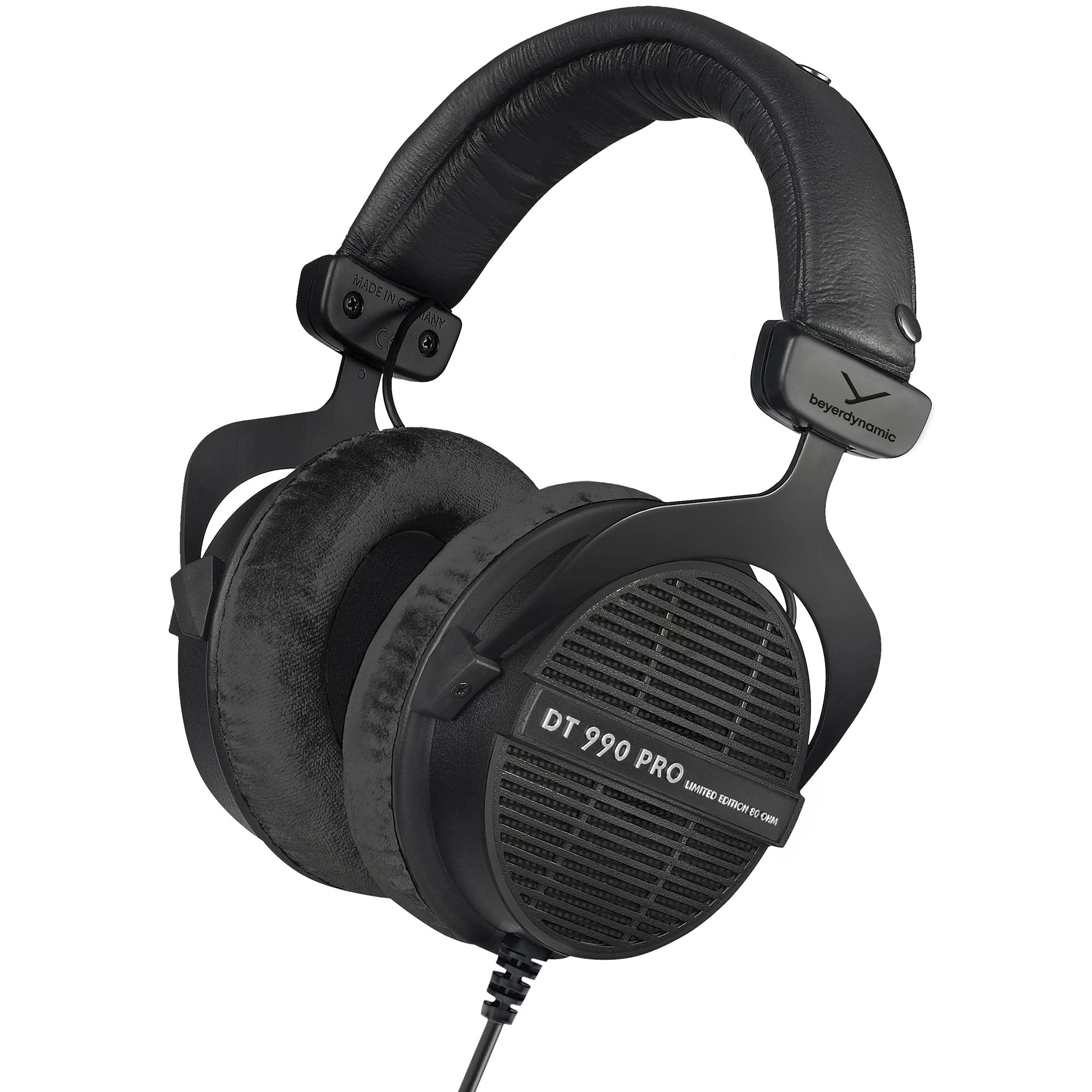 Beyerdynamic DT 990 PRO Limited Black Edition Open-Back Studio Headphones 80 Ohm