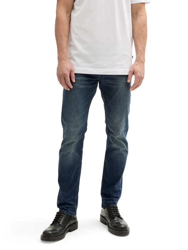 Tom Tailor Denim Men's 202212 Piers Slim Jeans, 10282 - Dark Stone Wash Denim, 32W / 34L