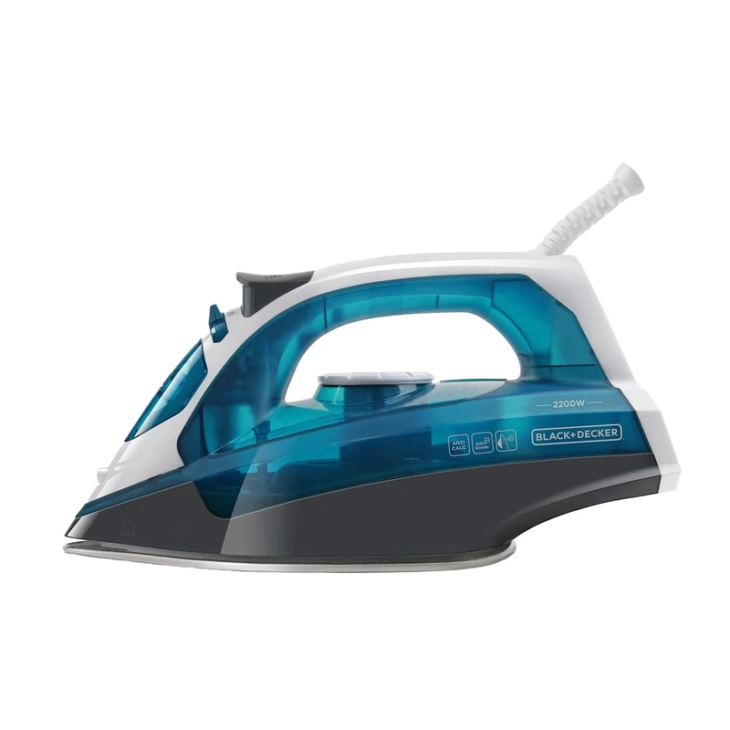 Black+Decker BXIR2200E iron Steam iron Stainless Steel soleplate 2200 W Black,Blue,White